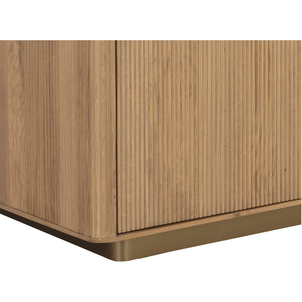 Kalla Luxury Oak Sideboard 213cm with drawers and shelves