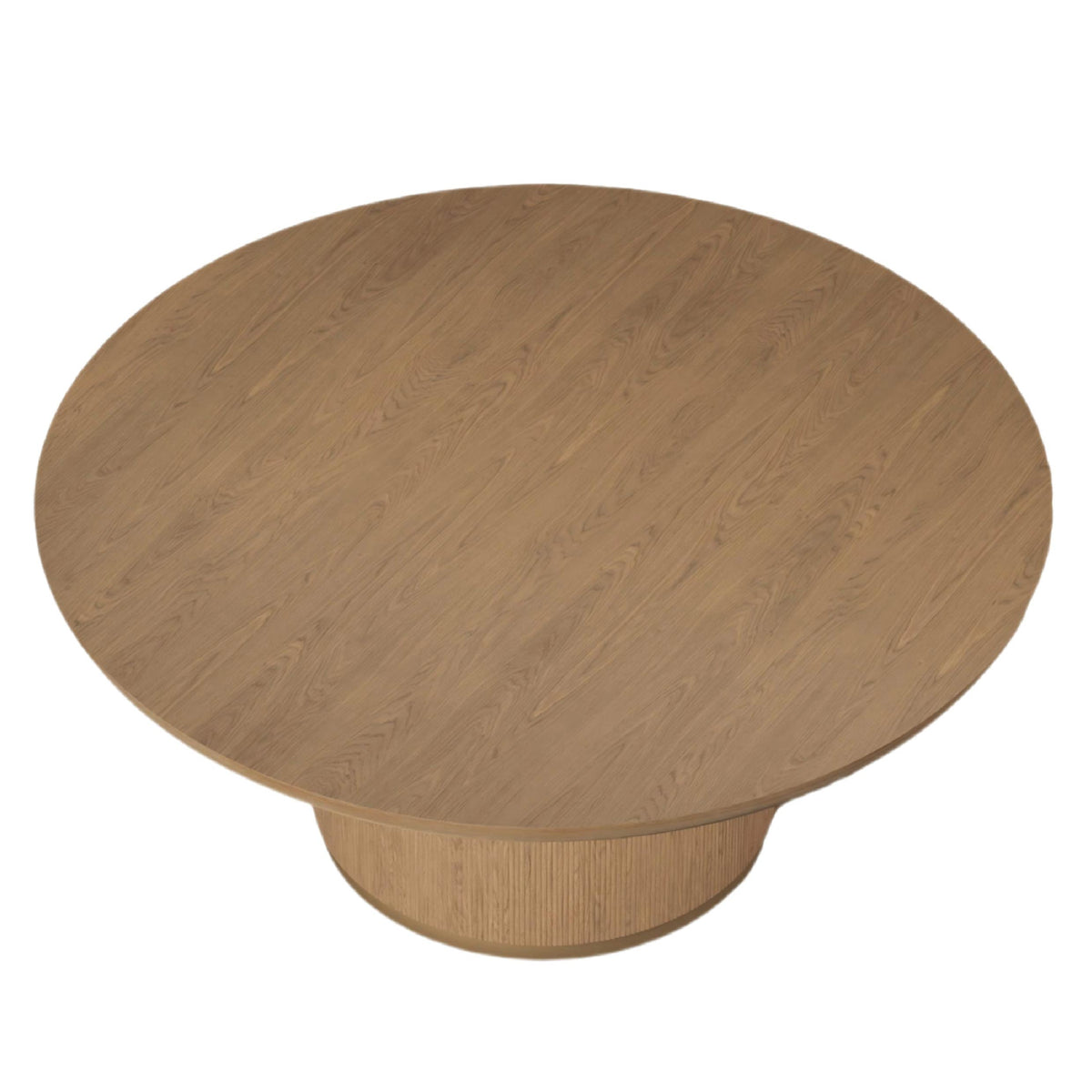 Libra Interiors Kalla Large Round Oak Dining Table 170cm