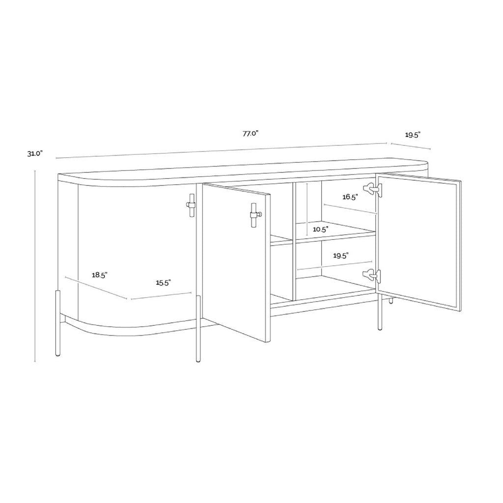 Libra Interiors Cataldi Sideboard 195cm