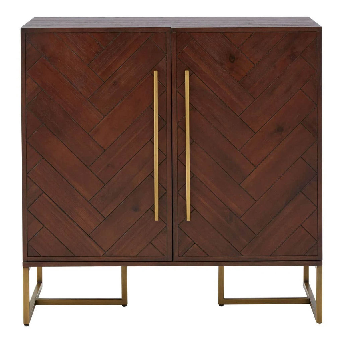 Brando Acacia Wood Effect Drinks Cabinet