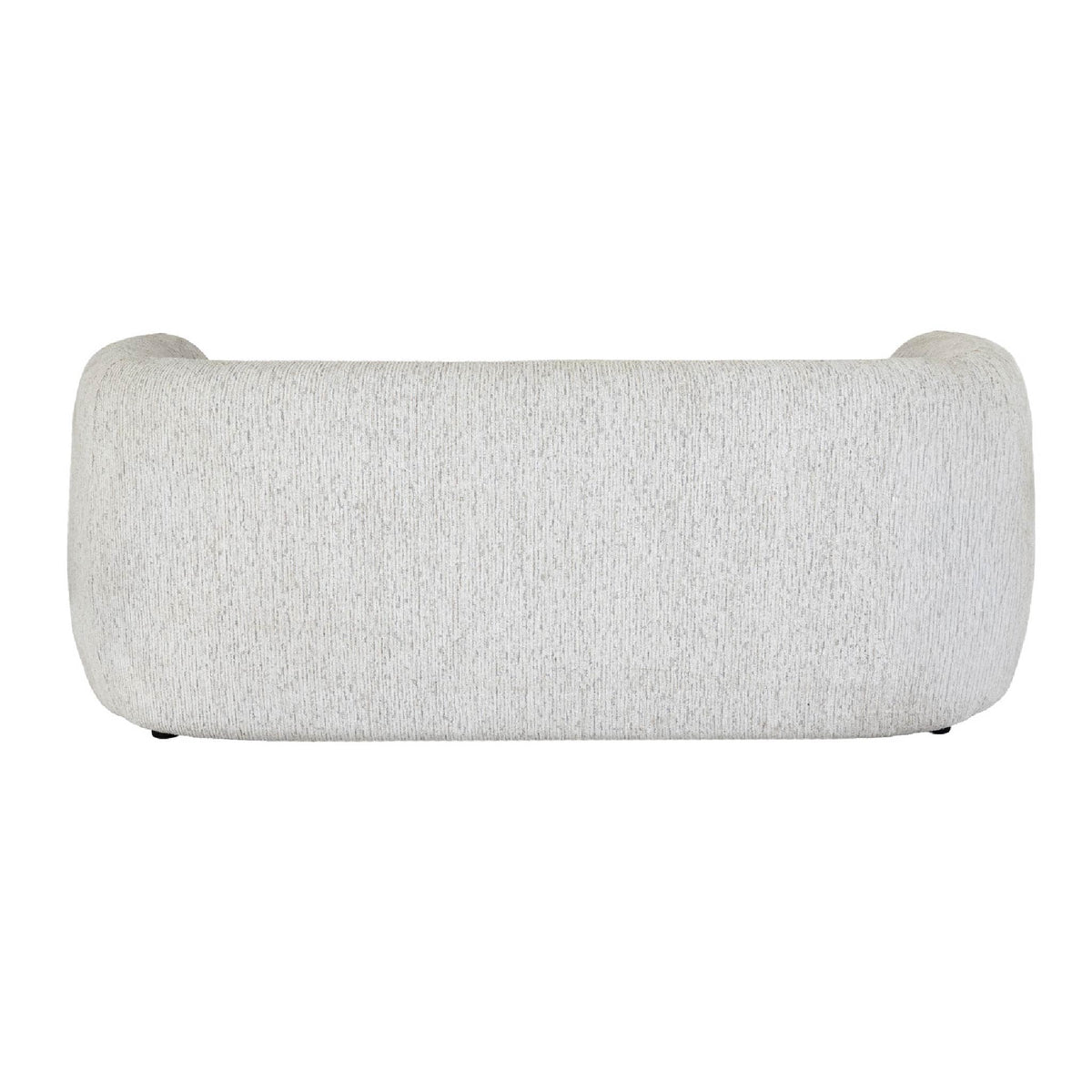 Curved Cream Two Seater Sofa