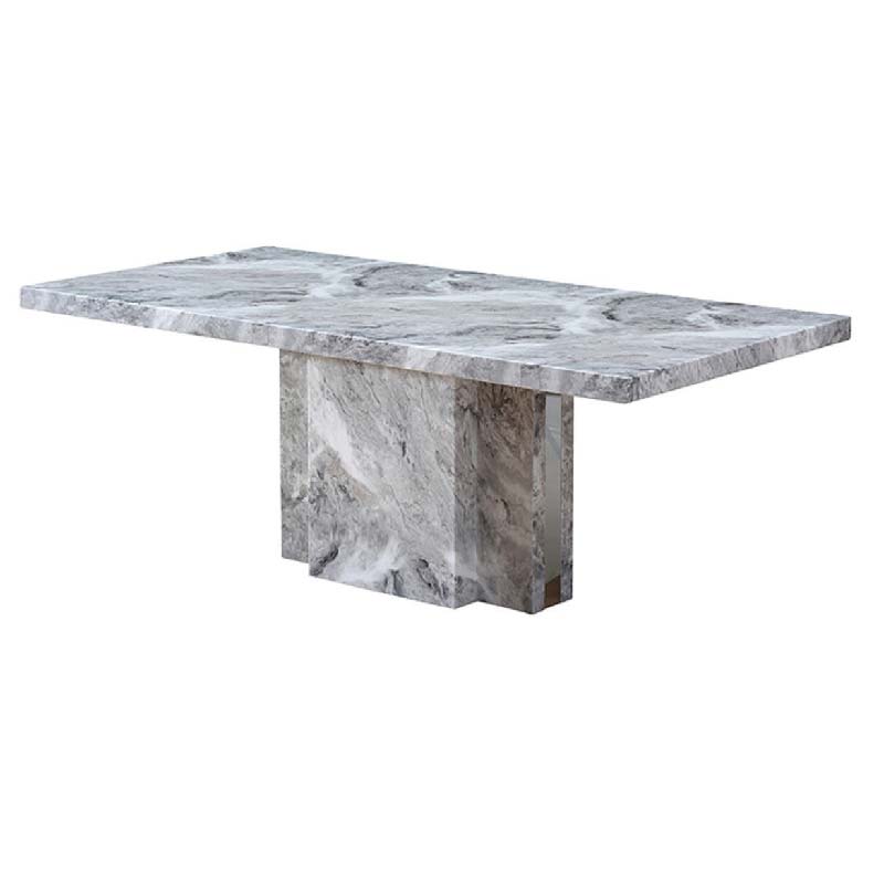 Saronno Grey Marble Dining Table