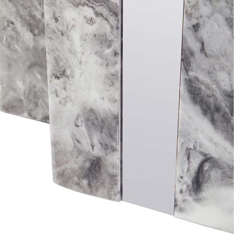Saronno Grey Marble Dining Table