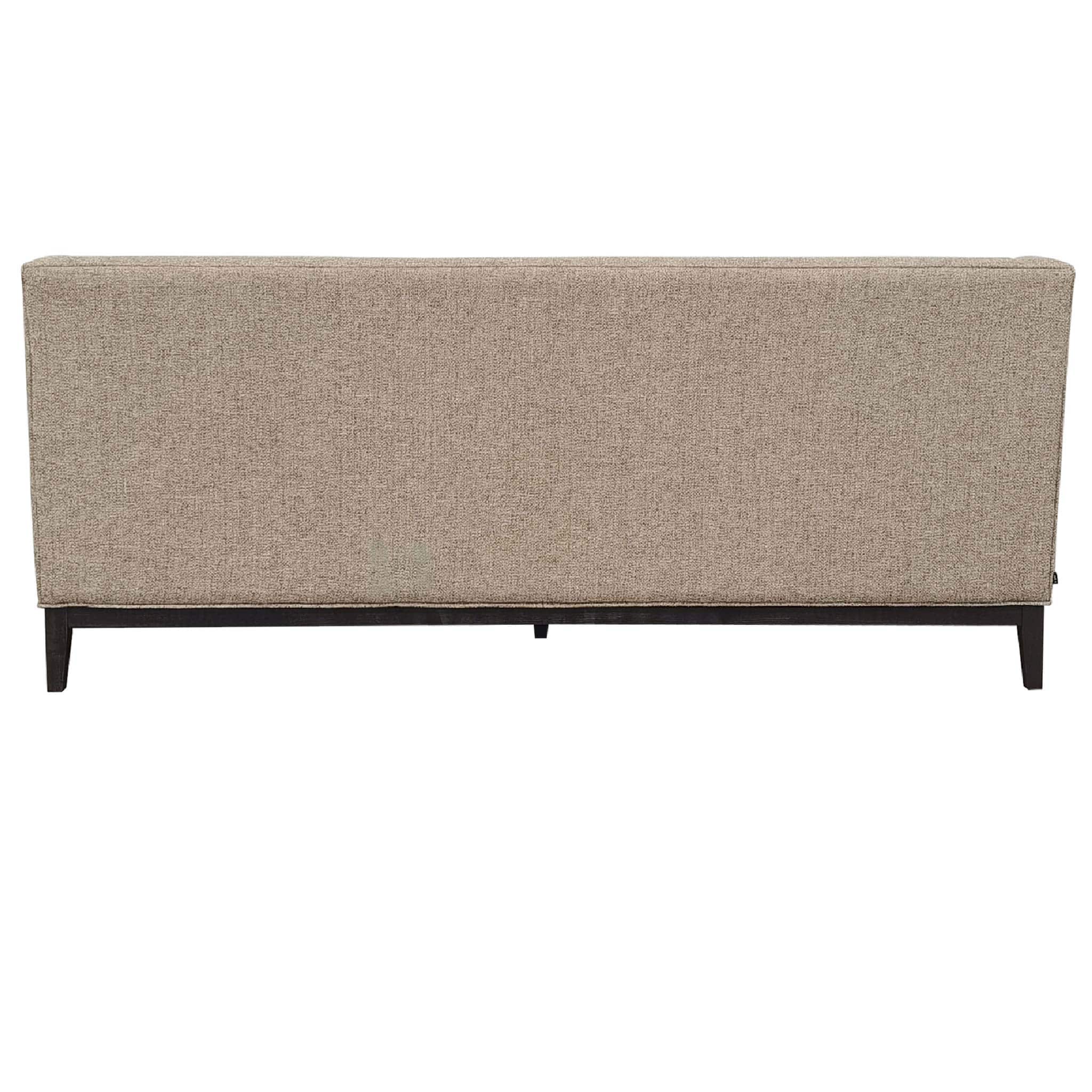 Theodore Buttoned Sofa Dark Taupe