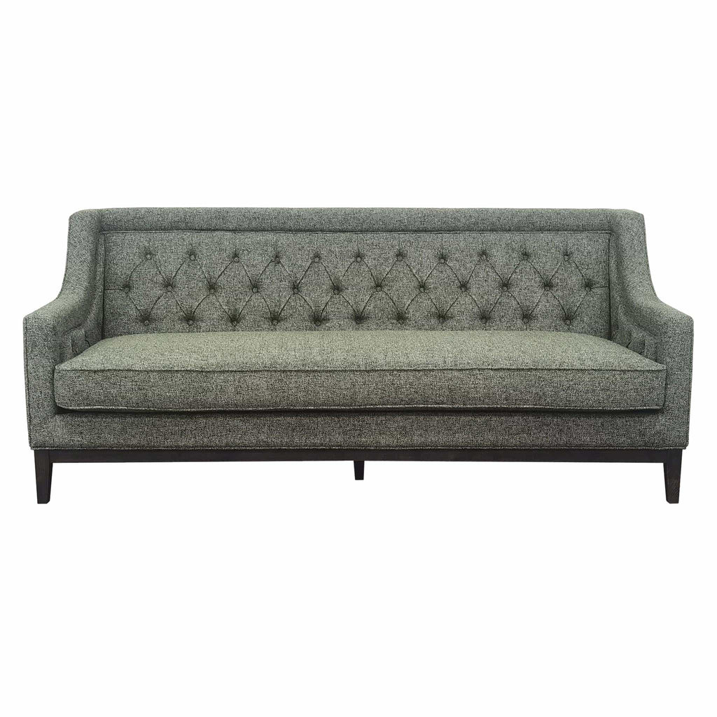 Theodore Buttoned Sofa Forest Green