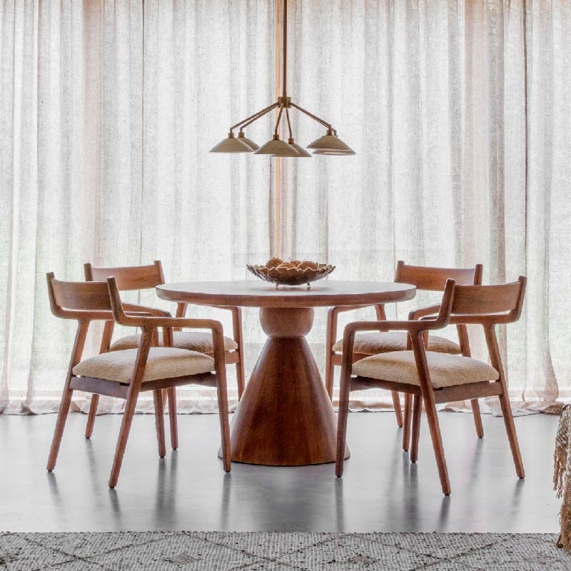 Monterey Round Wooden Dining Table