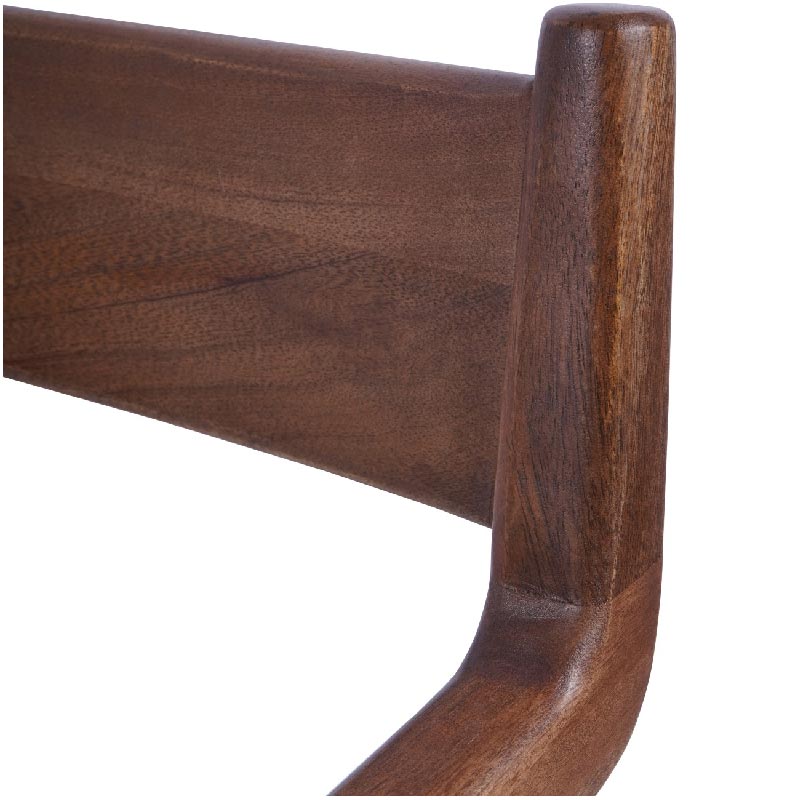 Monterey Wooden Upholstered Dining Chair in Beige 