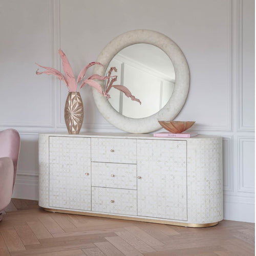 Aspen Bone Inlay Buffet Sideboard