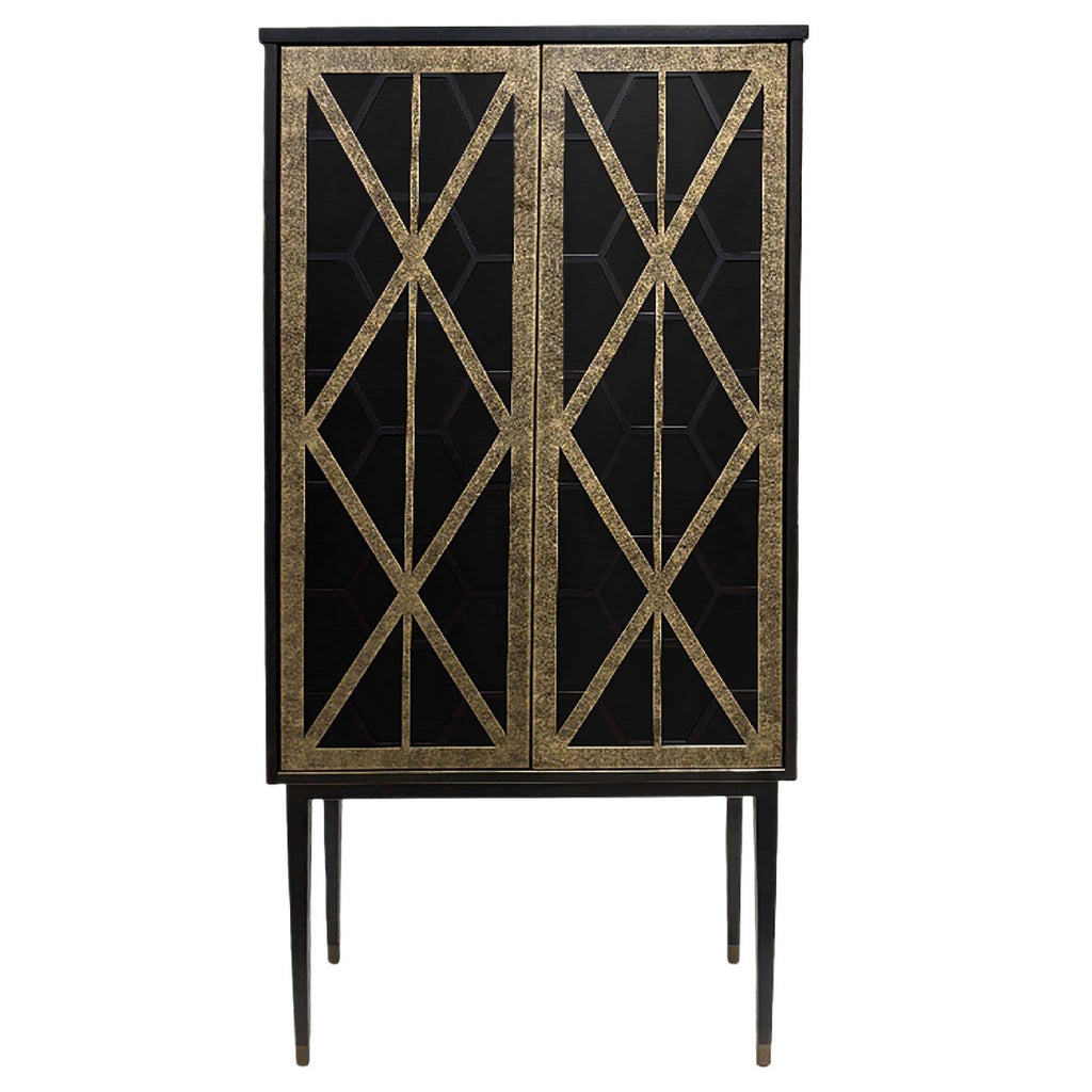 Reeno Fretwork Bar Cabinet