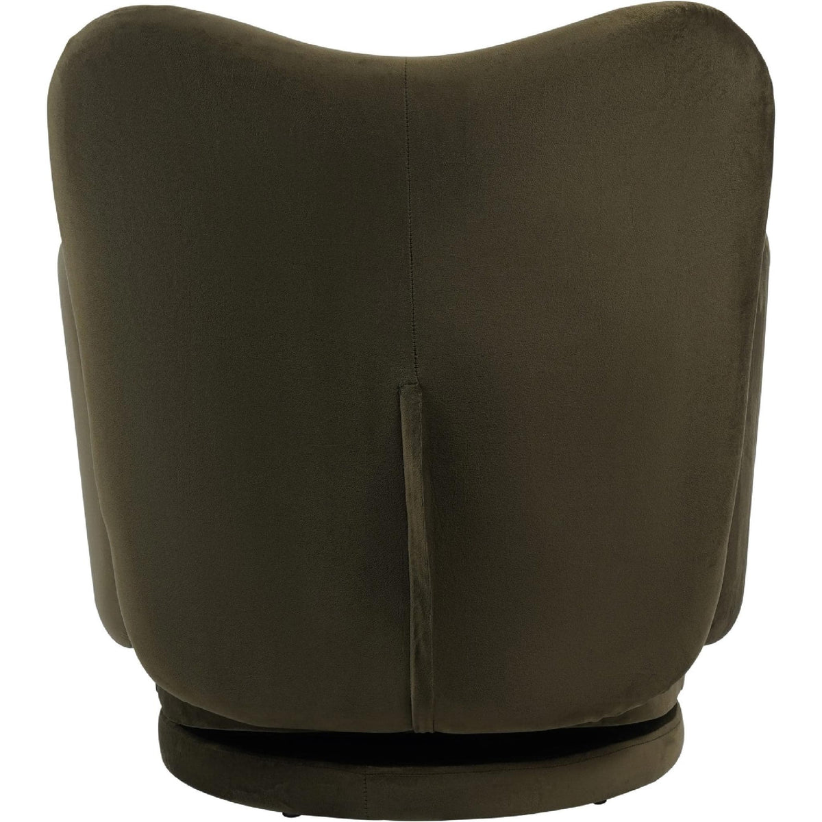 Libra Interiors Bingham Velvet Green Upholstered Swivel Chair