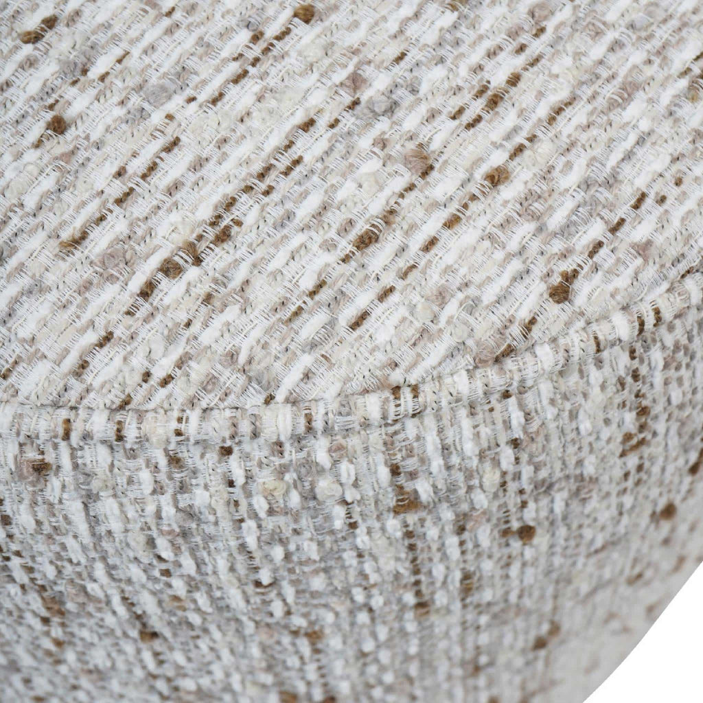 Roehampton Textured Slub Swivel Chair Natural