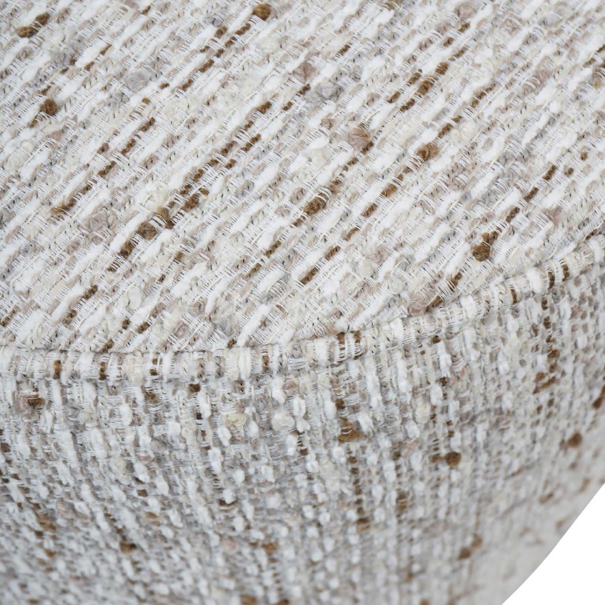 Roehampton Textured Slub Swivel Chair Natural