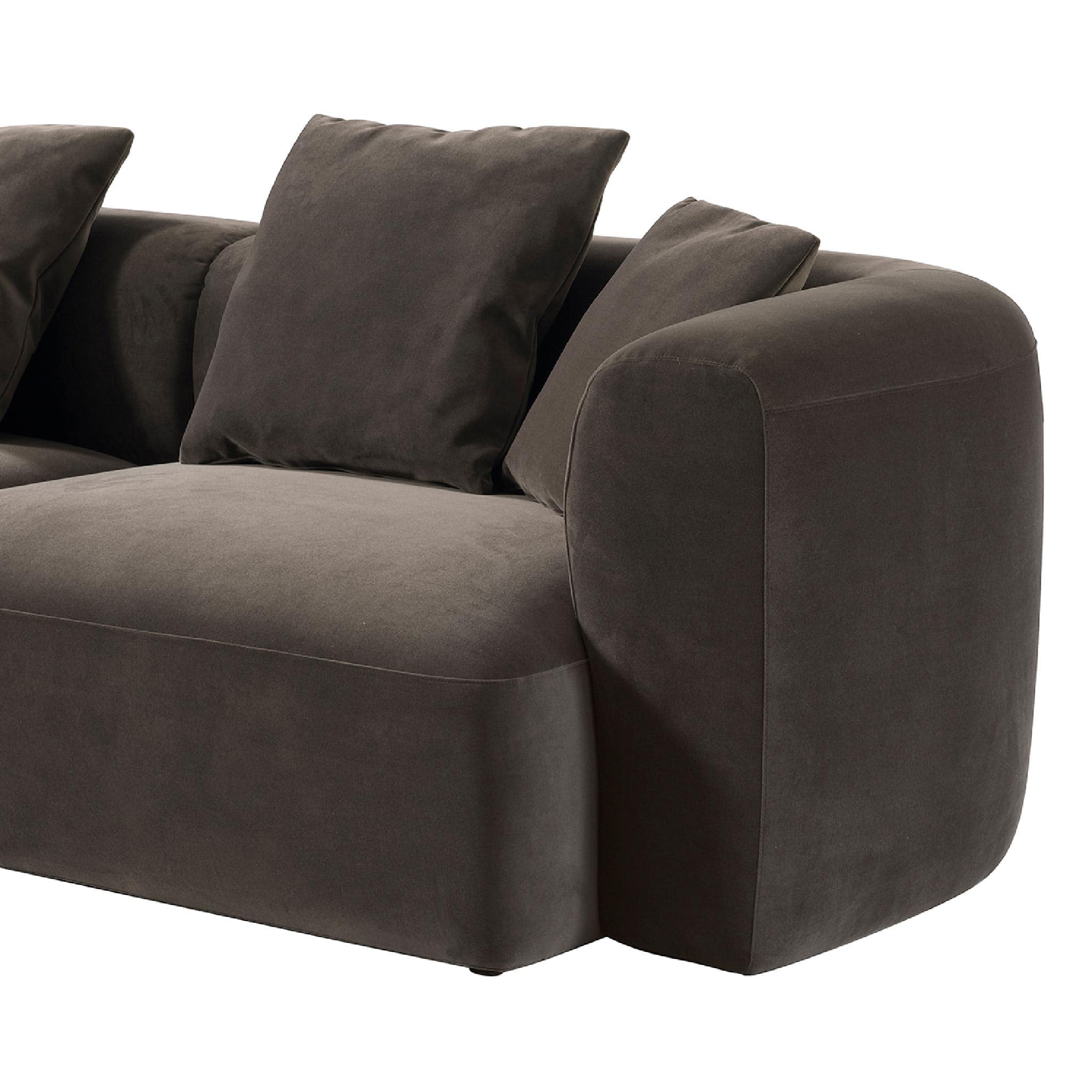 Wicklow Sofa In Brown Velvet