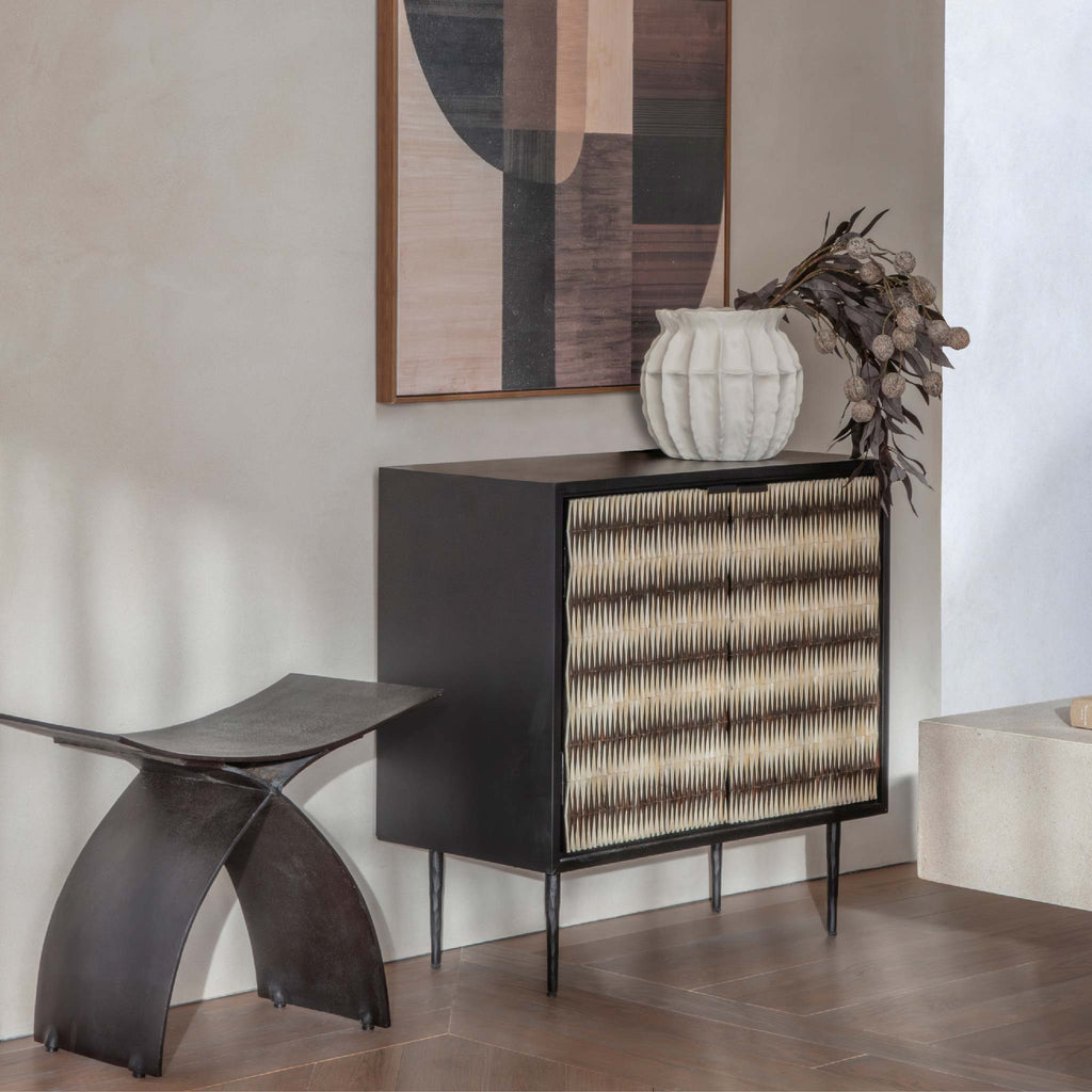 Imperia Bone Inlay 2 Door Cabinet