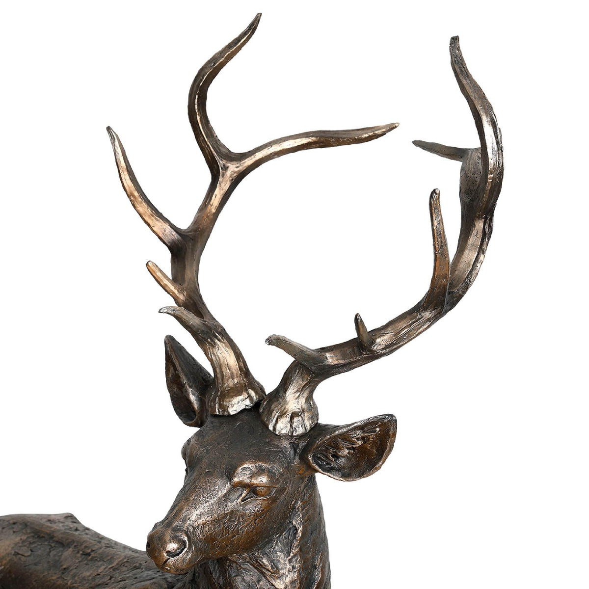 Libra Interiors Magnus Regal Standing Stag Sculpture