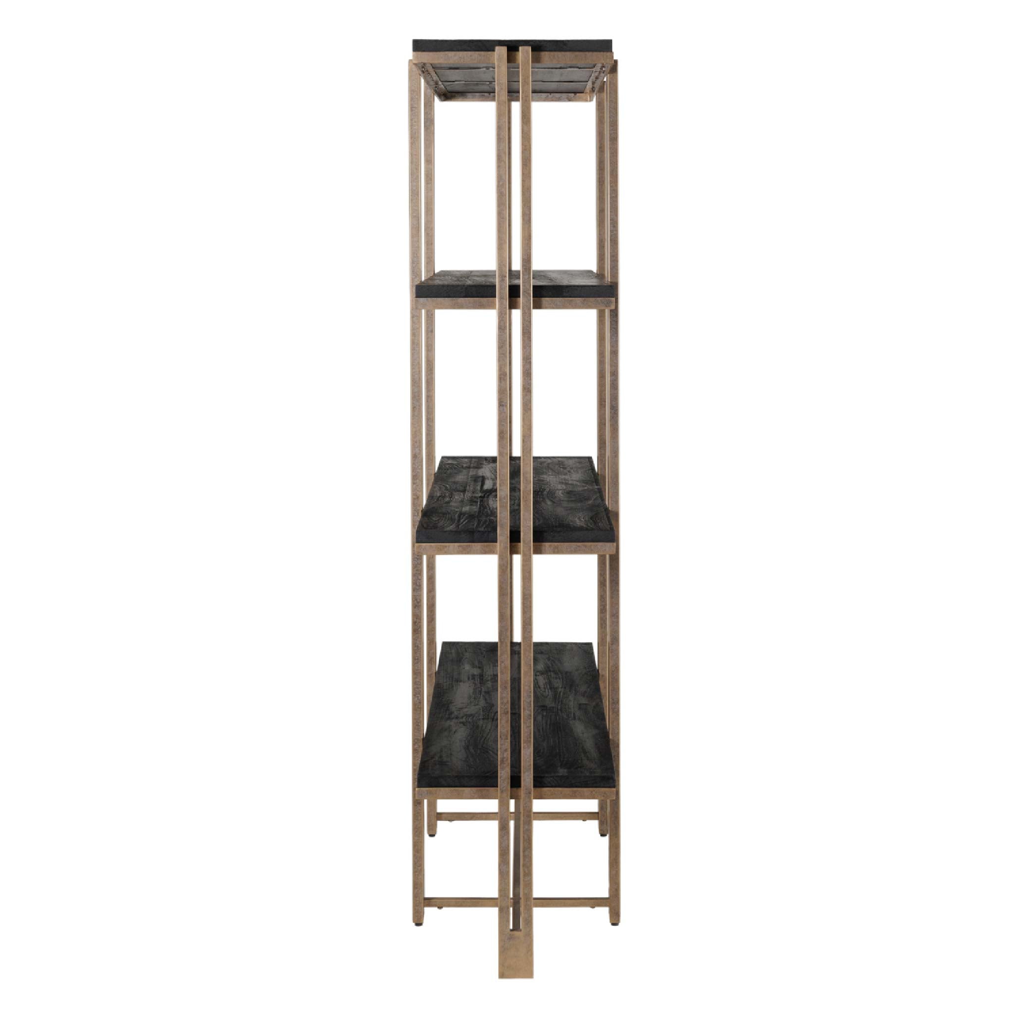 Dalston Sandblasted Mango Wood Shelving Unit