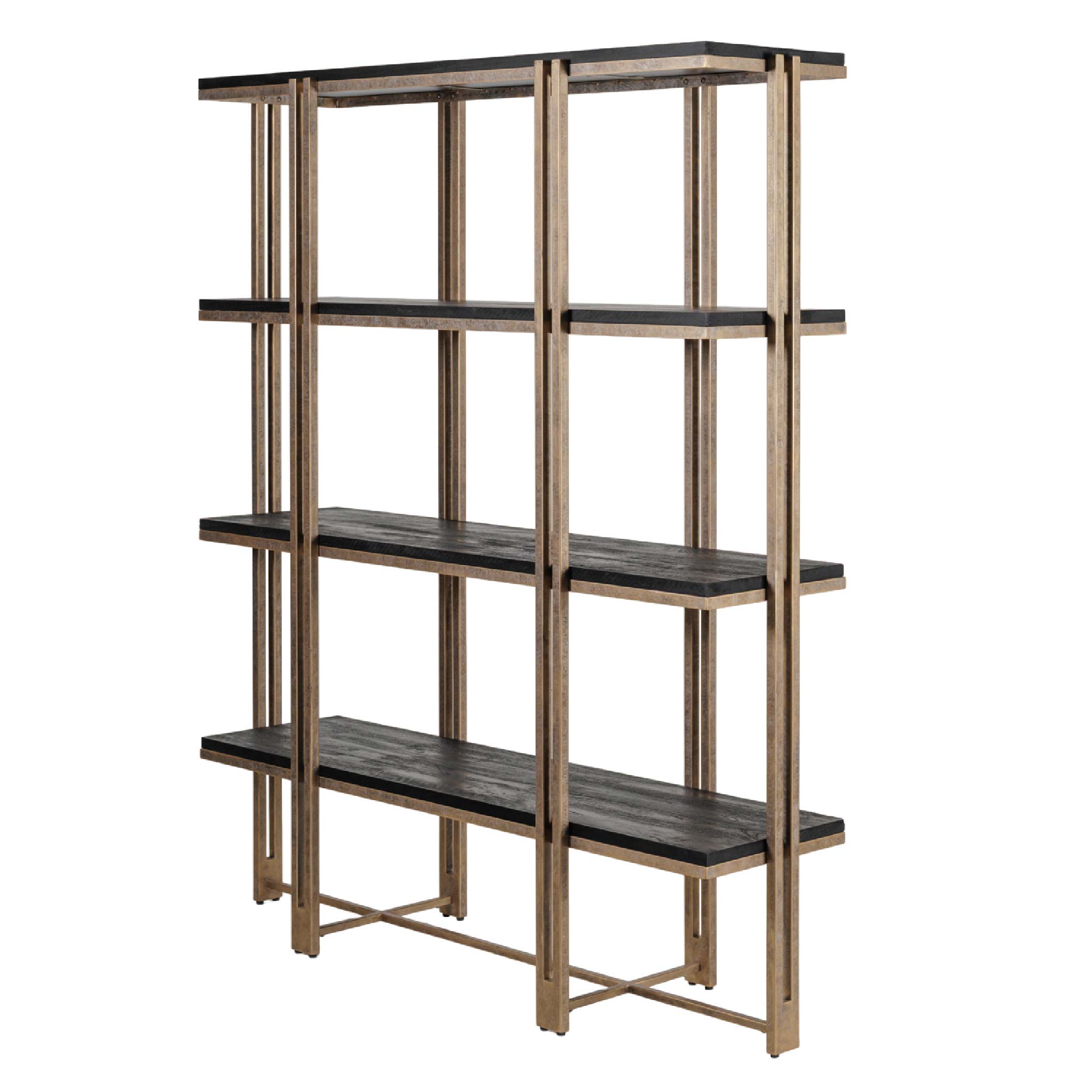 Dalston Sandblasted Mango Wood Shelving Unit