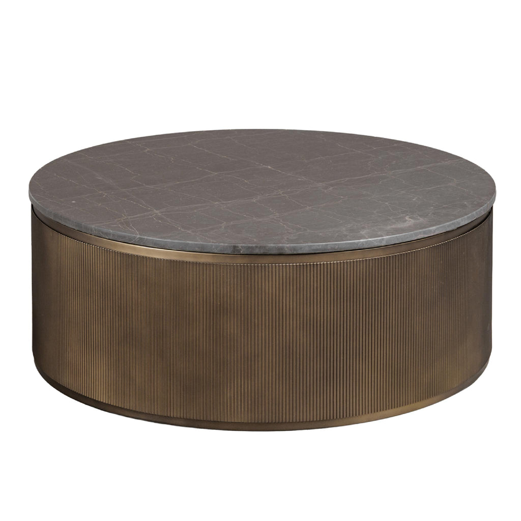 Belvedere Royal Gold Set of 2 Nesting Coffee Tables