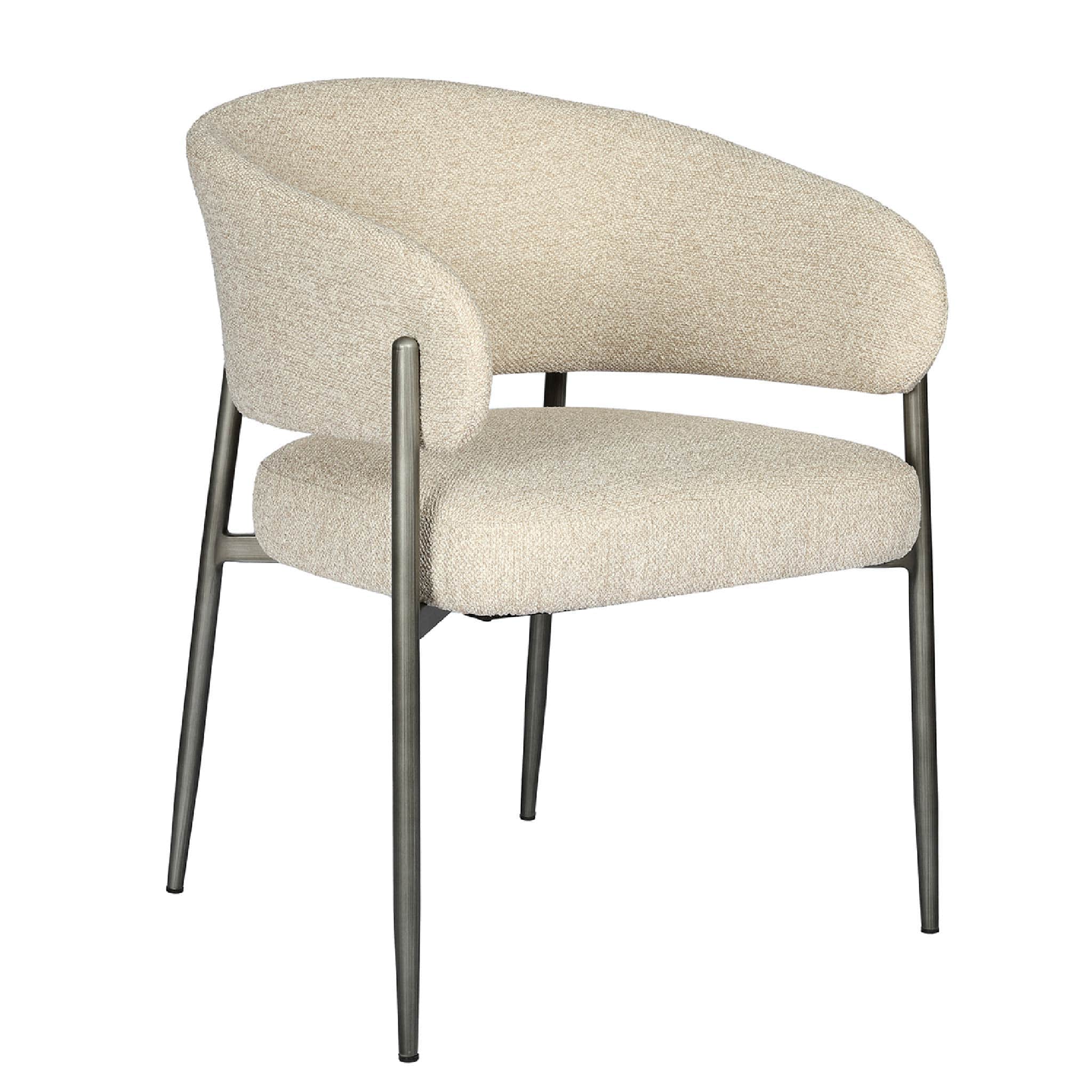 Holmes Boucle Upholstered Dining Chair