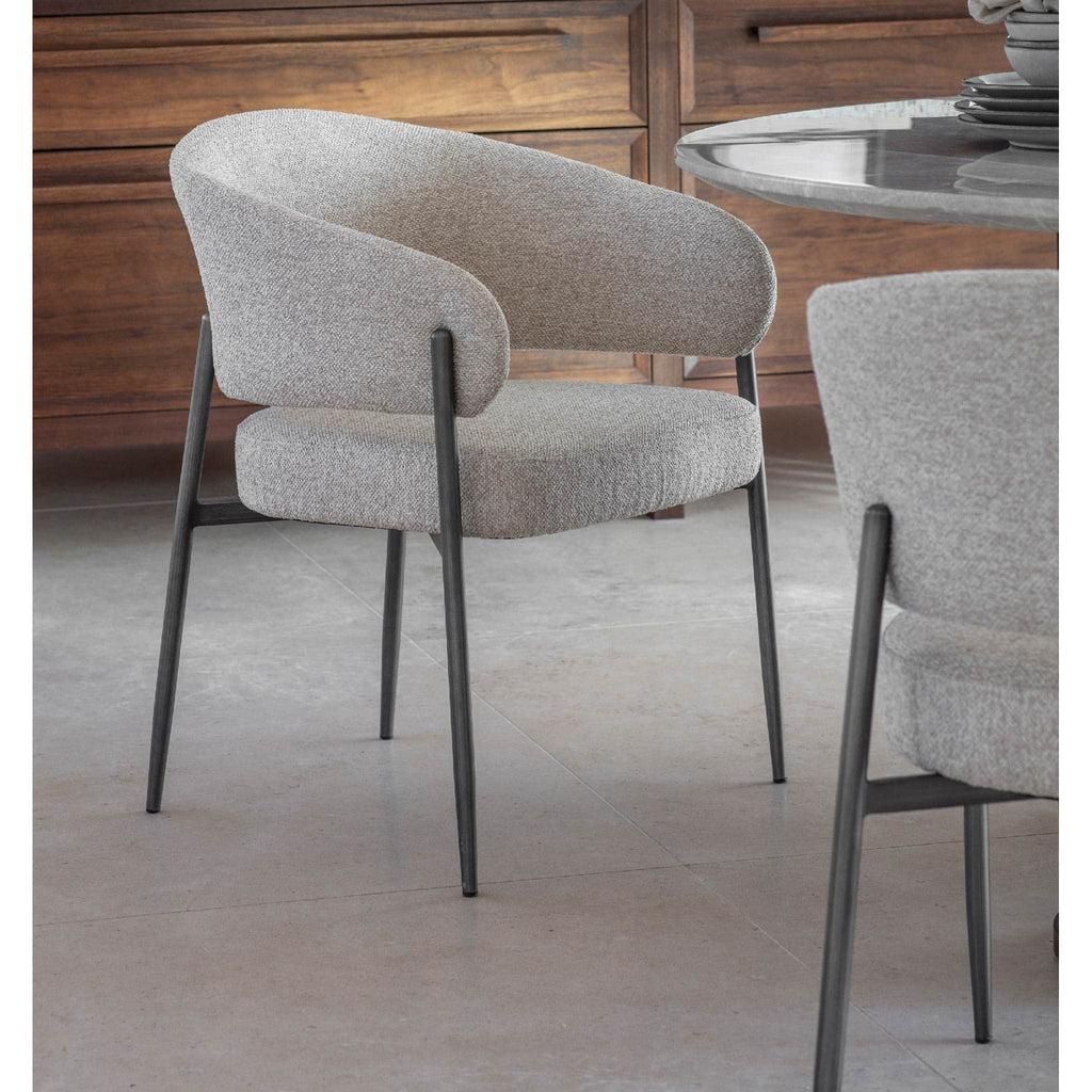 Holmes Boucle Upholstered Dining Chair