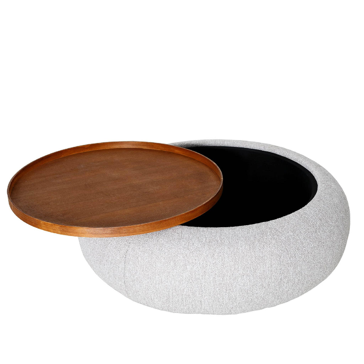 Libra Interiors Gensen Upholstered Coffee Table with clever hidden storage