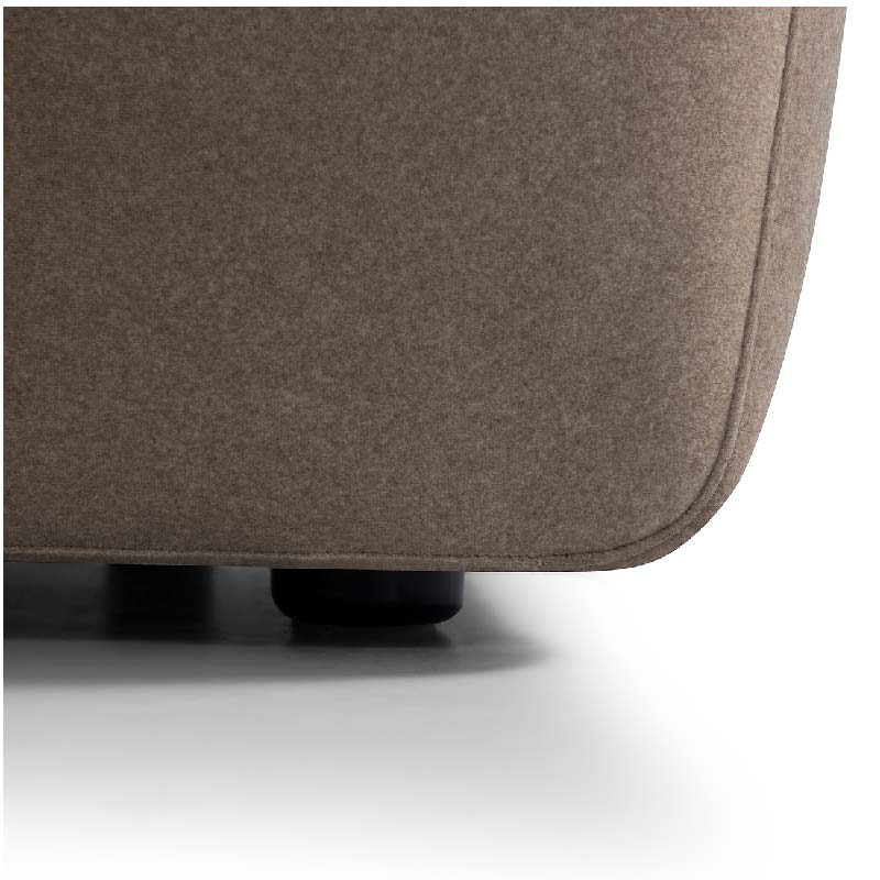 Wicklow Sofa in Soft Truffle Brown Velvet