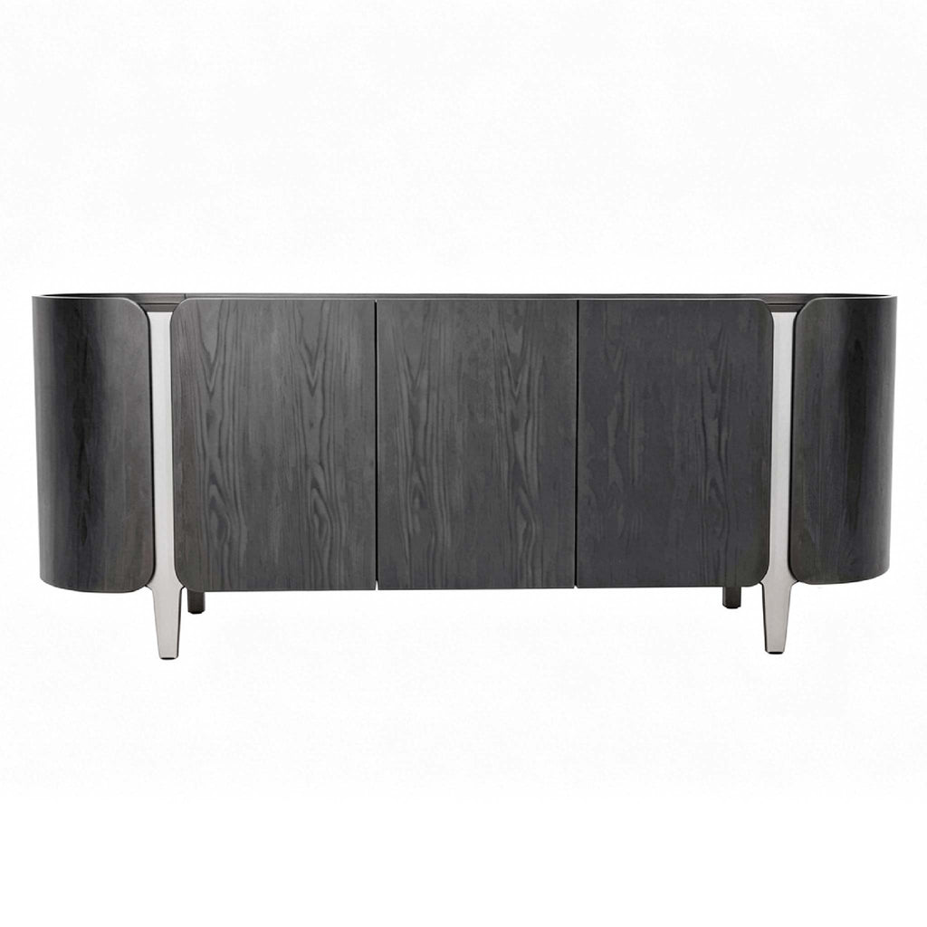 Branwick Sideboard Deep Charcoal with ceramic top