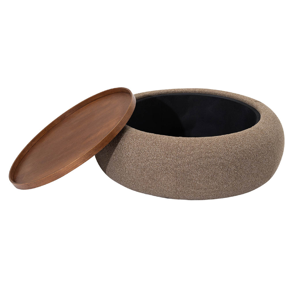 Libra Interiors Gensen Upholstered Coffee Table with Hidden Storage