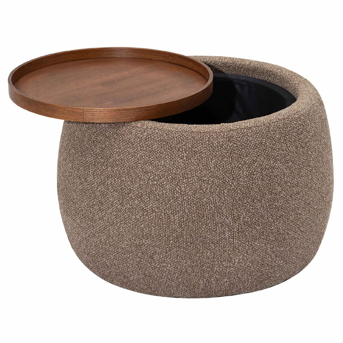 Libra Interiors Gensen Upholstered Coffee Table with storage, Small 70cm