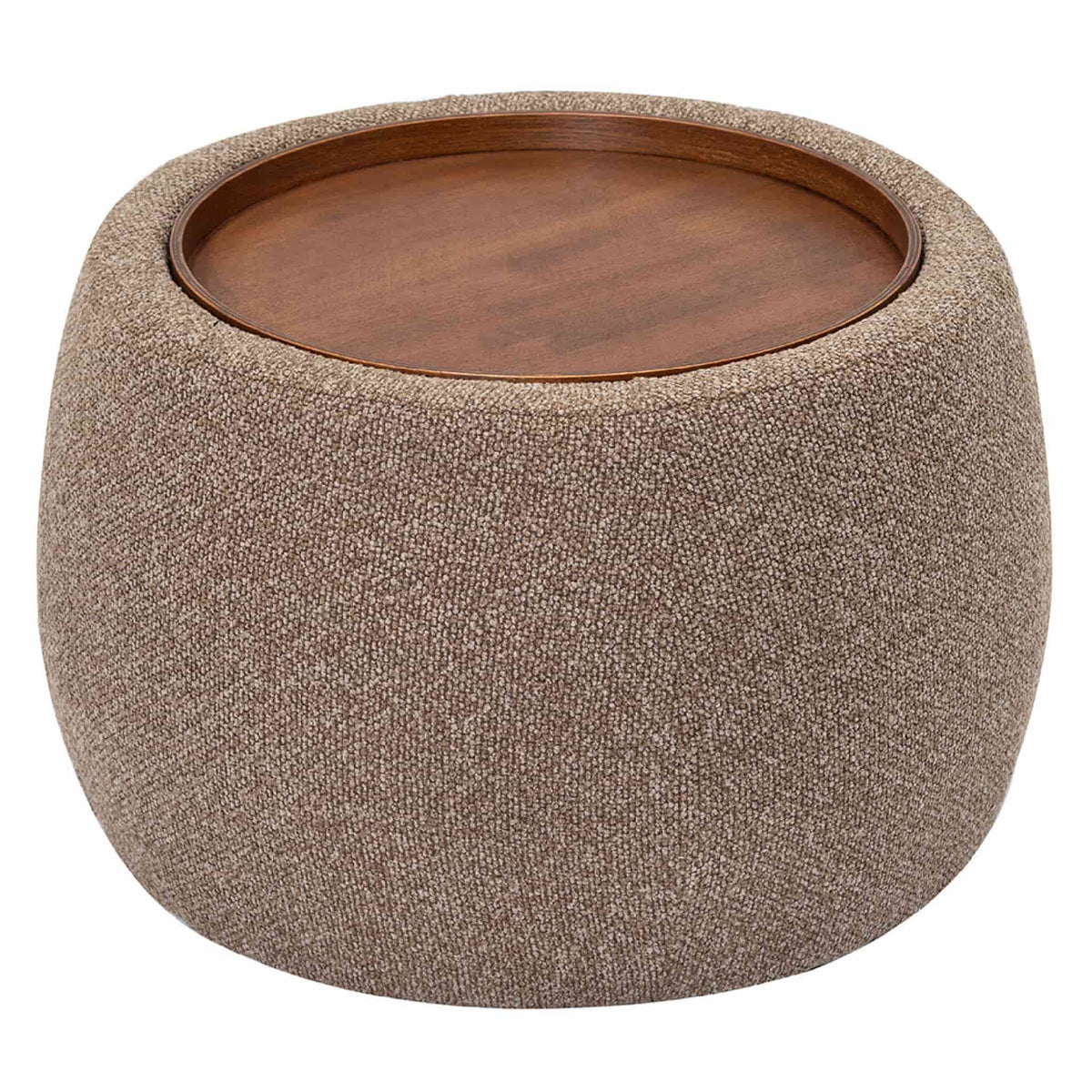 Libra Interiors Gensen Upholstered Coffee Table with storage, Small 70cm