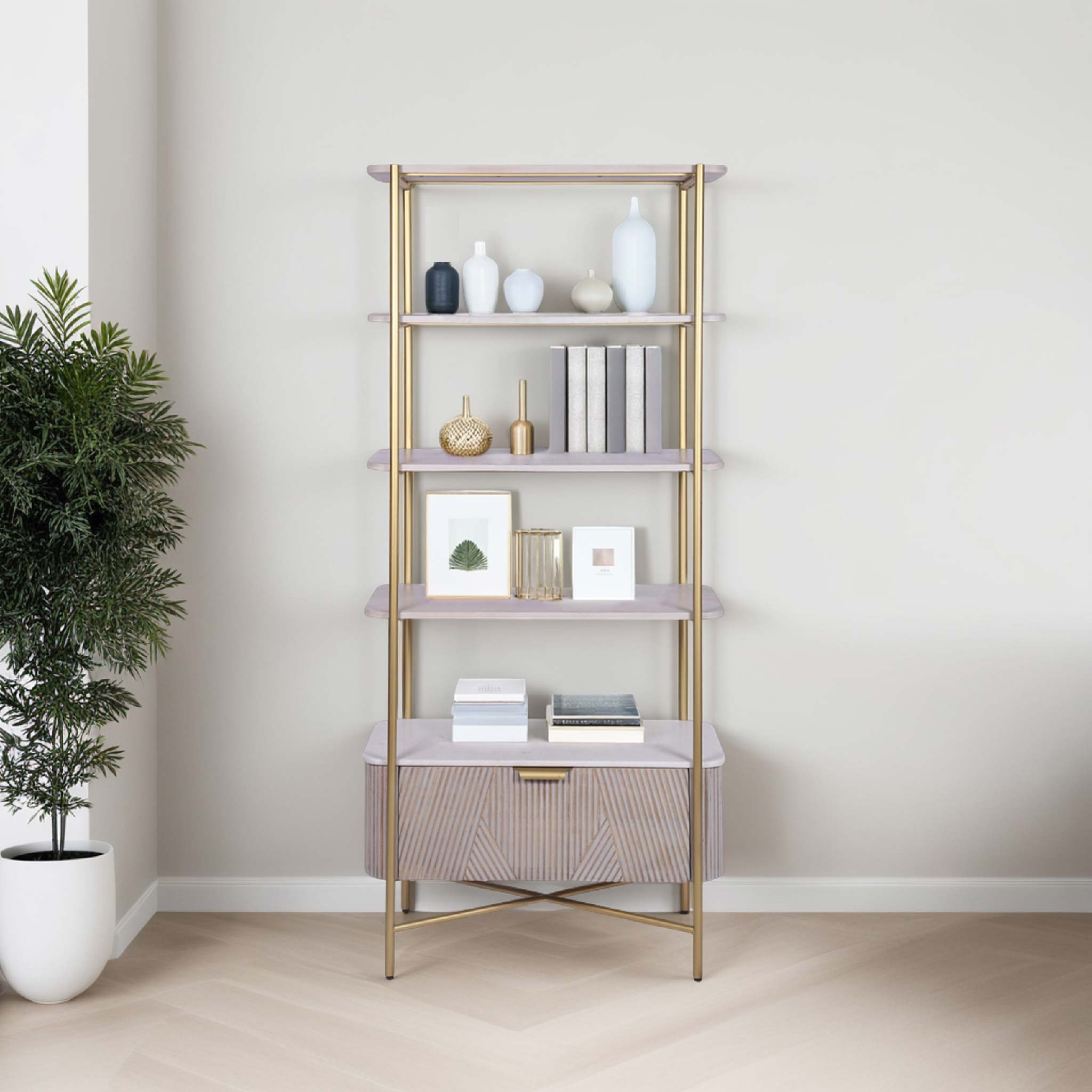 Amiri Bookshelf Shelving Unit