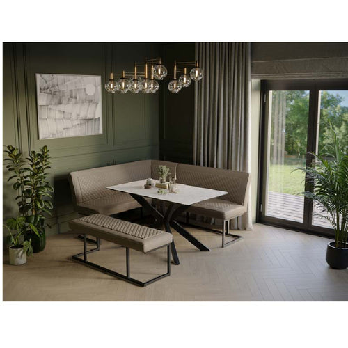 Apollo Sand Corner Bench Set - LHF