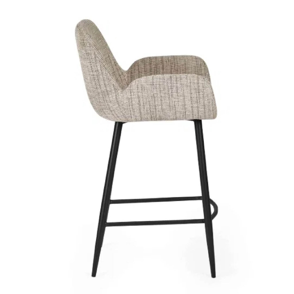 Barley Chenille Bar Stool - Cookies and Cream Chenille