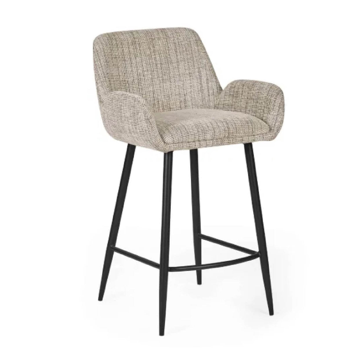 Barley Chenille Bar Stool - Cookies and Cream Chenille