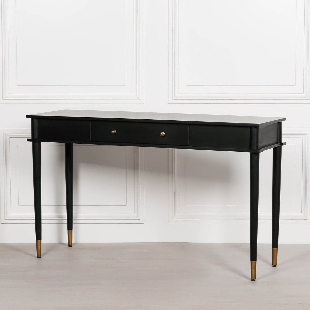 Delia Black Painted Console Table