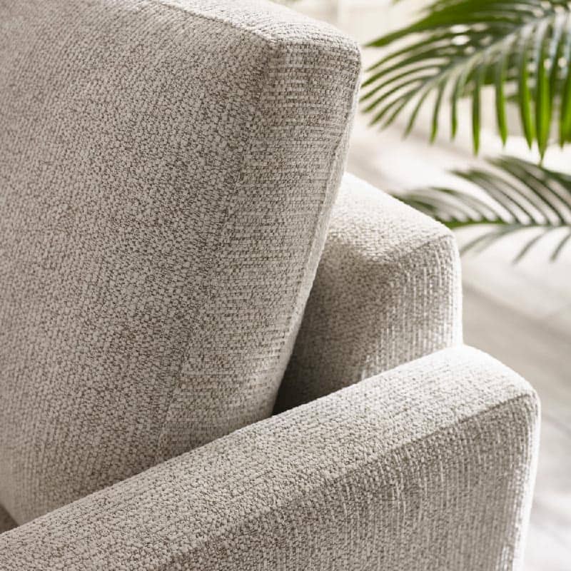 Carrera Oyster Cream Chenille 3 Seater Sofa