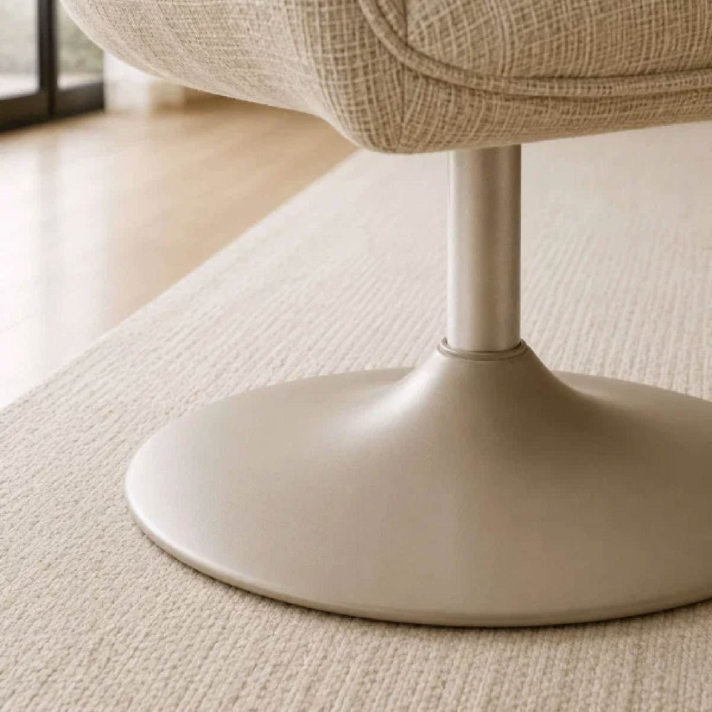 Caspian Upholstered Swivel Lounge Chair