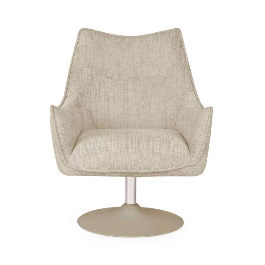 Caspian Upholstered Swivel Lounge Chair
