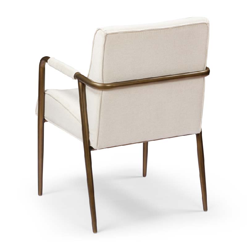 Campden Club Chair, upholstered in Cream