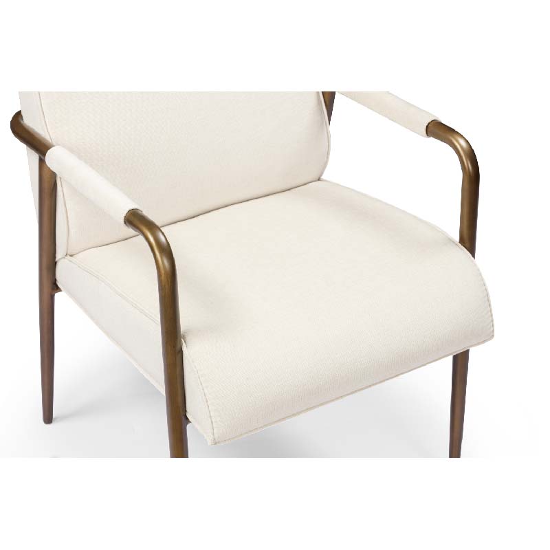 Campden Club Chair, upholstered in Cream