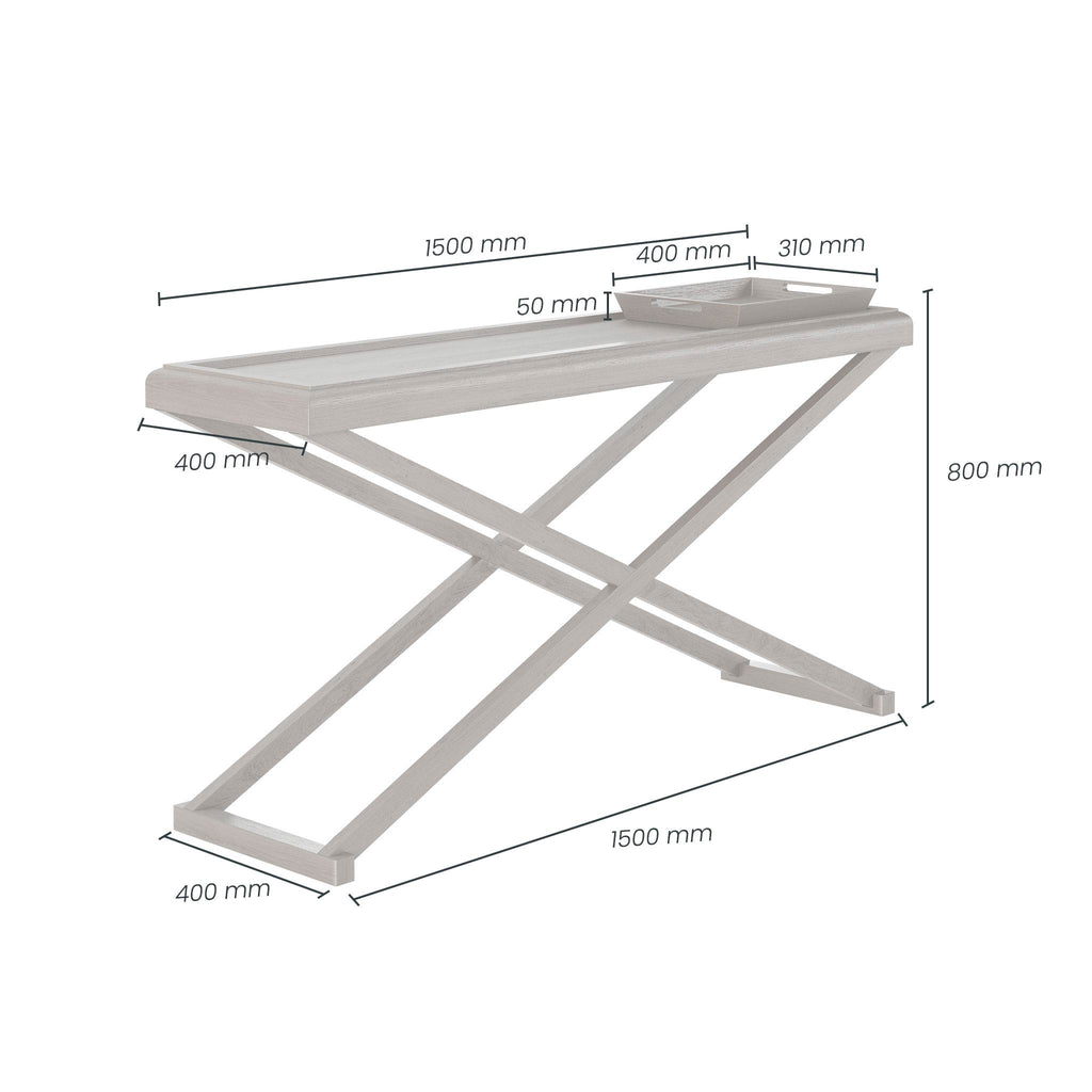 DI Designs Bentley Console Table, Oak