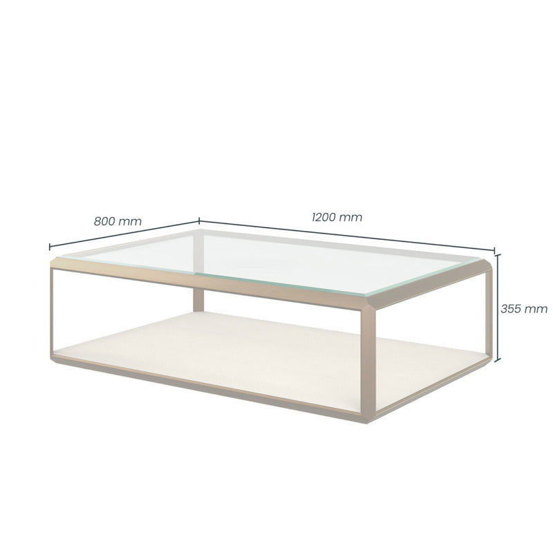 Elmley Coffee Table, Ivory