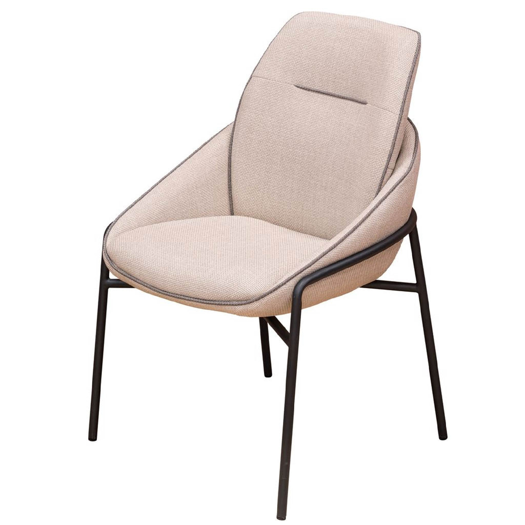 Adair modern upholstered chair beige
