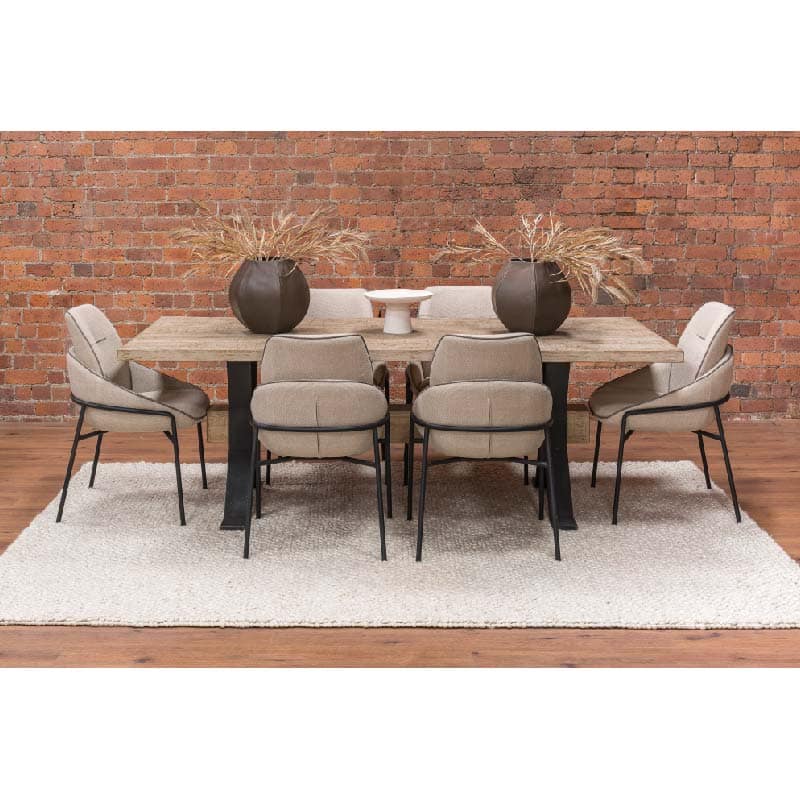 Adair modern upholstered chair beige