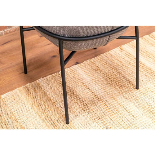 Adair modern upholstered chair grey