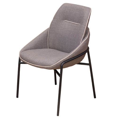 Adair modern upholstered chair grey