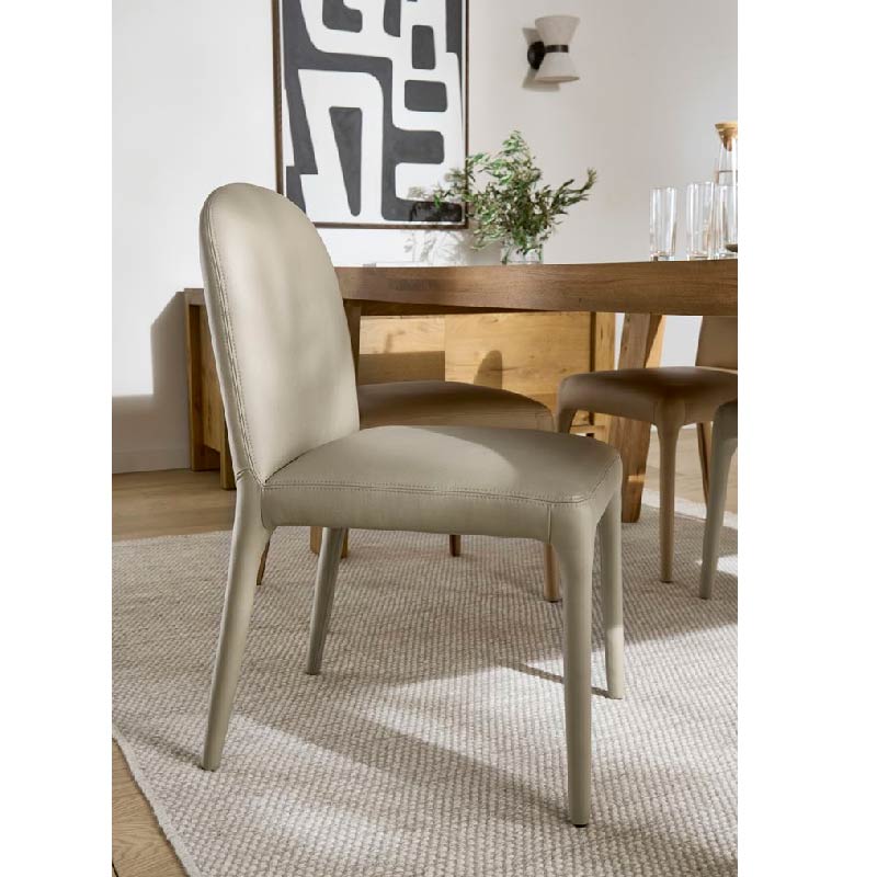 Lomond Leather Chair Taupe
