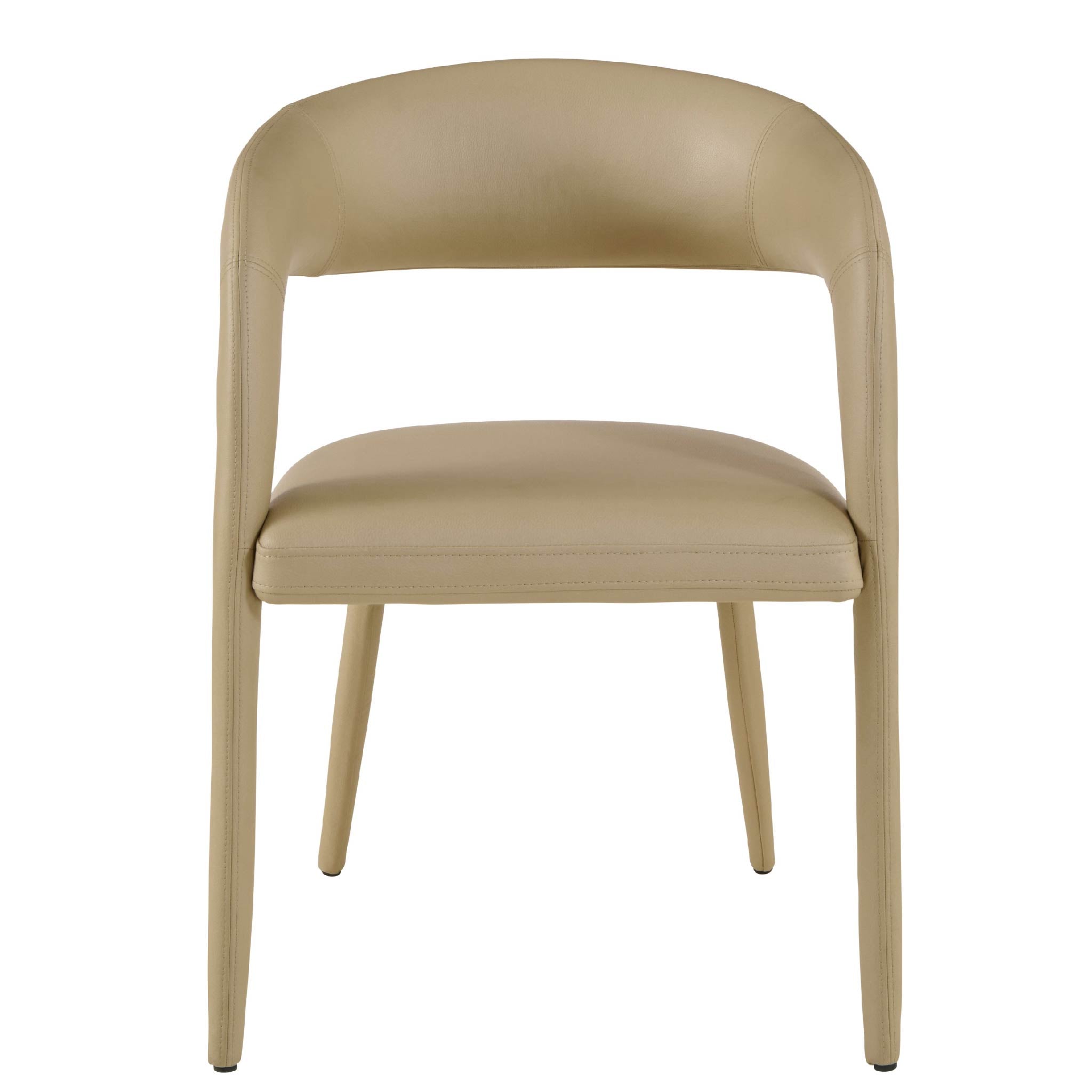 Oban Vegan Leather Dining Chair Taupe