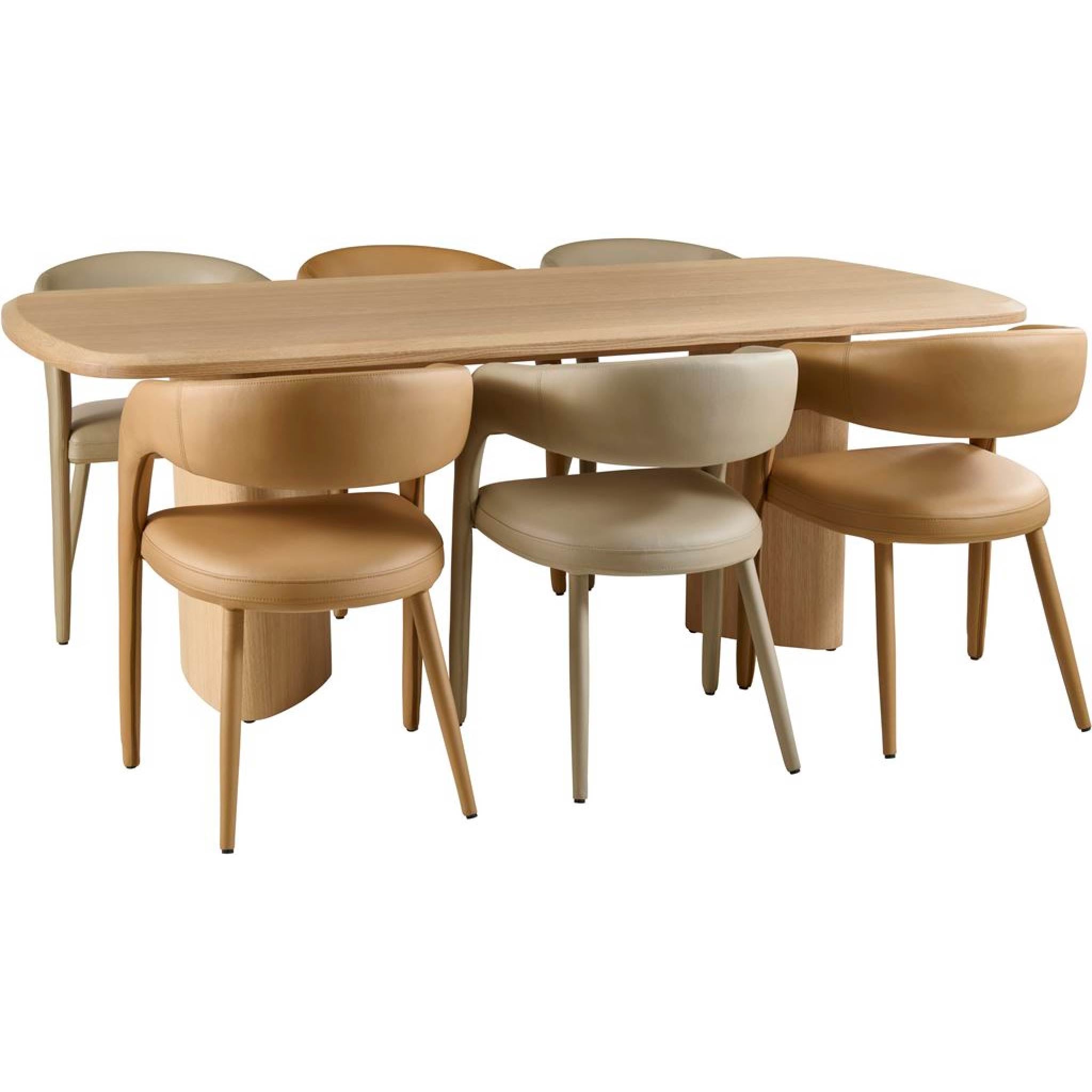 Oban Vegan Leather Dining Chair Taupe