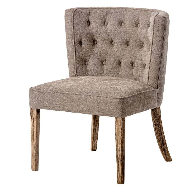 Adair Classic Upholstered Chair Grey